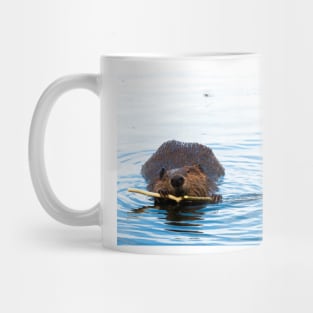 Beaver Eating Mug